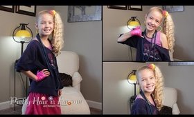 80's Style Halloween Hairstyle and Costume {Halloween Hairstyles}
