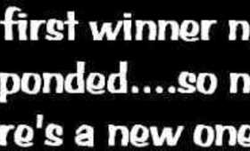 NEW New Years Winner Announcement!