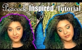 Peacock Inspired Smokey Eye Makeup Tutorial feat. Colourpop (NoBlandMakeup)