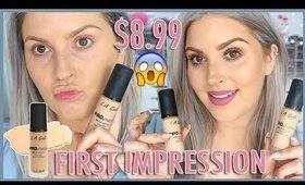 DRUGSTORE FIRST IMPRESSIONS 👎🙈👍 LA Girl Pro Matte Foundation 💖