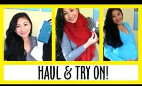 90% off Designer Clothes! Winter Haul & Try On + Pregnancy Maternity Clothes!