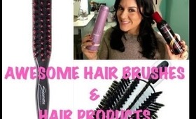 AWESOME HAIR BRUSHES & HAIR PRODUCTS
