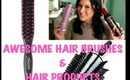 AWESOME HAIR BRUSHES & HAIR PRODUCTS