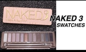 Urban Decay Naked 3 Swatches