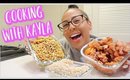 COOKING WITH KAYLA // SWEET & SOUR CHICKEN + CHOW MEIN