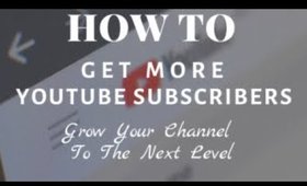 How To Gain 1,000 Subscribers & Be Successful On Youtube