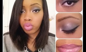 Holiday Look #1 | Gunmetal Smoky Eye + 4 Lip Combinations