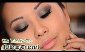 Green Smokey Eye feat NYX - St. Patrick's Day Makeup Tutorial | FromBrainsToBeauty