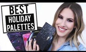 The BEST HOLIDAY Makeup PALETTES! ♡ JamiePaigeBeauty