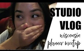 Studio Vlog 3 : Unboxing happy Mail and Wisconsin Planner Meetup