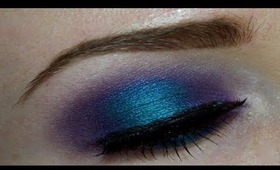 Blue & Purple Orchid ♡ Smokey Eyes