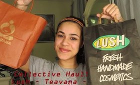 Collective Haul March 2015 : Teavana - Lush - Giveaway Goodies