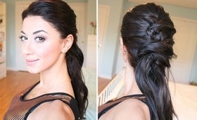 Crisscross "Ponytail" Hairstyle