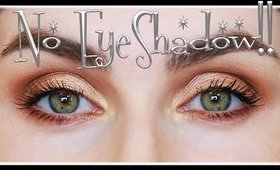 NO EYESHADOW Eye Makeup Tutorial | LetzMakeup