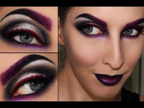 Maleificent / Witch / Sorceress / Black Widow Halloween Makeup ...