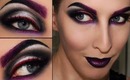 Maleificent / Witch / Sorceress / Black Widow Halloween Makeup