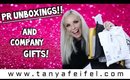 PR Unboxings!! | And Some Company Gifts! | Tanya Feifel-Rhodes