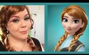 Disney Princess Anna Frozen Halloween Makeup Tutorial