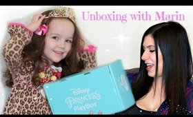 DISNEY PRINCESS MYSTERY BOX | Unboxing with Marin and Mommy