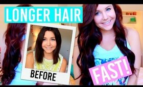 How to get LONG HAIR, FAST! Before and After, Honest Bellami 6 Month Review/Demo