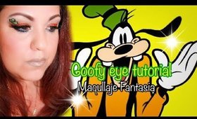 Goofy Inspired eye makeup tutorial/ tutorial de goofy el maquillaje