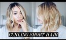 How to Curl Short Hair: Beachy Effortless Waves | HAUSOFCOLOR