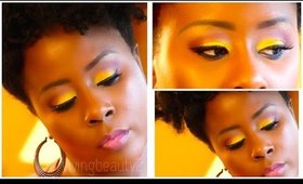 Yellow Shadow & Maybelline Fit me Foundation!