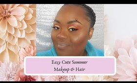 Cute Summer hair  & makeup look-@glindadotson