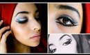 Haifa Wehbe Inspired Double Eyeliner Dramatic Cut Crease Smokey eye - مكياج هايفاء وهبي