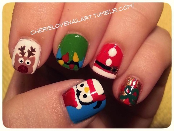Christmas Nail Art 2012 | Charleen G.'s (cherielovemakeup) Photo ...