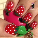 Cute Strawberry Nails
