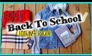Back to School Clothing Haul 2014