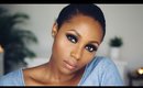 BLACK SMOKEY EYE MAKEUP TUTORIAL | DIMMA UMEH