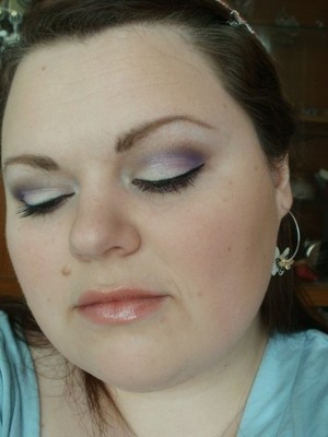'Purple Haze' makeup look