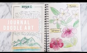 How To Doodle When Traveling | Bullet Journal | ANN LE