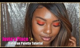 Juvia’s Place Saharan Palette Tutorial | Bold Color Vibes 🍊