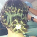 French flower braid