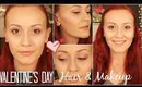 Valentine's Day Makeup Tutorial + Two Hairstyles! ◁ Skyler Swenson