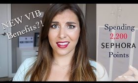 Sephora Rewards Haul (2,200 points) + NEW VIB Benefits | Bailey B.