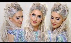 How To: Glitter Roots Hair Trend - Mermaid Festival Look