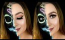 Melted Face Neon Skull Makeup / NYX Face Awards 2017 USA Entry