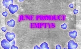 June product emptys