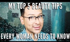 Pro Makeup Artist Reveals Top 5 Beauty Tips | mathias4makeup