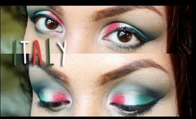 Italy World Cup 2014 Makeup | TheRaviOsahn