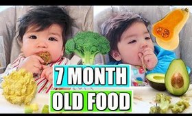 WHAT MY BABY EATS IN A DAY | 7 MONTHS OLD