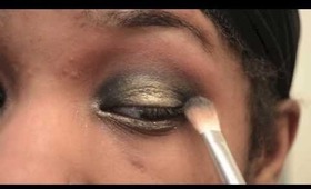 Vintage Black Gold Stila Eyeshadow Tutorial