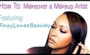 How I Make Over a Makeup Artist! Feat Fayy Lenee Beauty