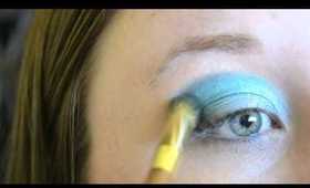 Summer Nights Aqua Blue Makeup Tutorial