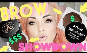Makeup Showdown: Drugstore Brow VS. High End Brow Product