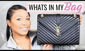 What's In My Purse 2018 | Designer Replica Haul -YSL, Louis Vuitton